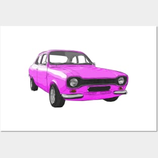 Classic Escort MK1 Pink Posters and Art